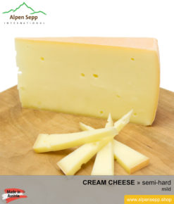 Artisanal medium-hard cream cheese - mild - Rahmkäse