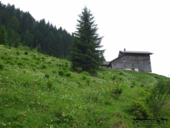 Steep ascent to the Hofstetten cottage
