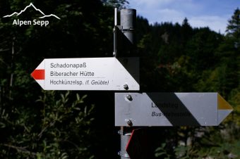 Hiking Biberacher Hütte Hochkünzelspitze