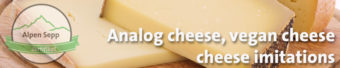 Analog cheese, vegan cheese - cheese imitations