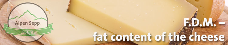 F.D.M. – fat content of the cheese