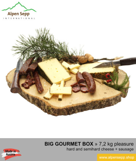 BIG gourmet box - premium sausage and cheese specialty