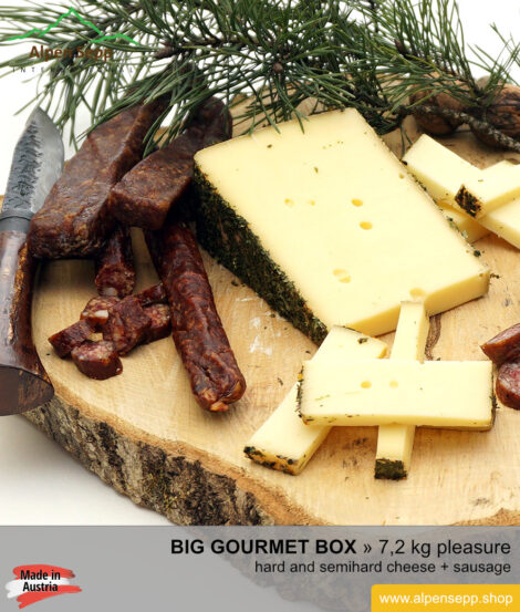 BIG gourmet box - premium sausage and cheese specialty