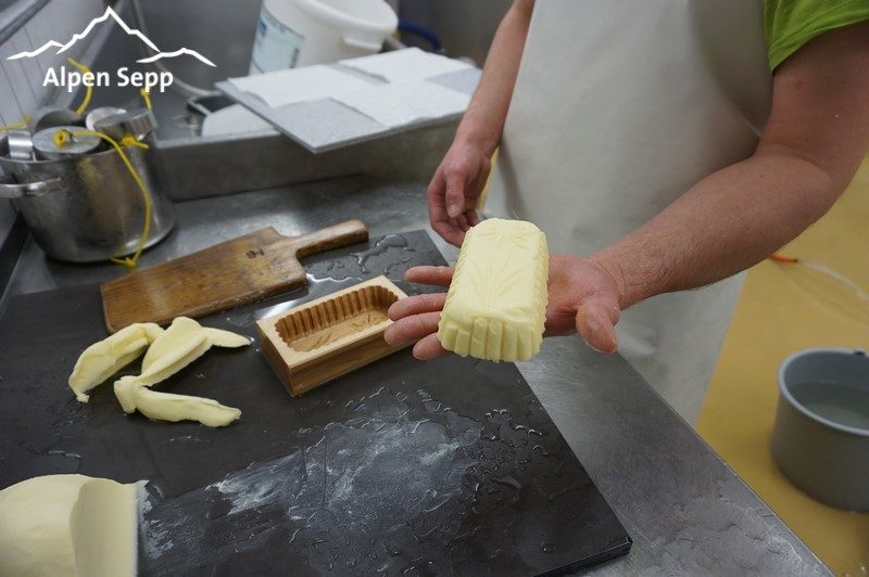 Ready to eat dairy butter from hay milk