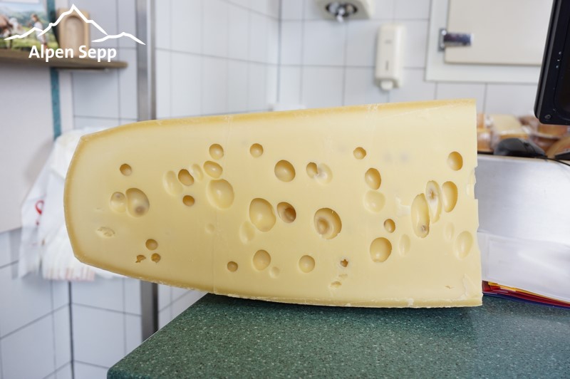 The holes in Emmental Cheese
