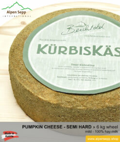 Pumpkin cheese wheel - 6 kg - mild