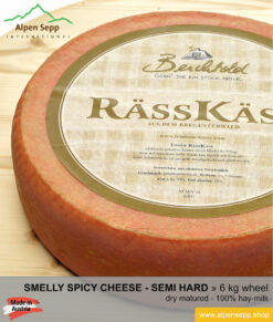 Smelly cheese wheel dry - 6 kg - strong spicy