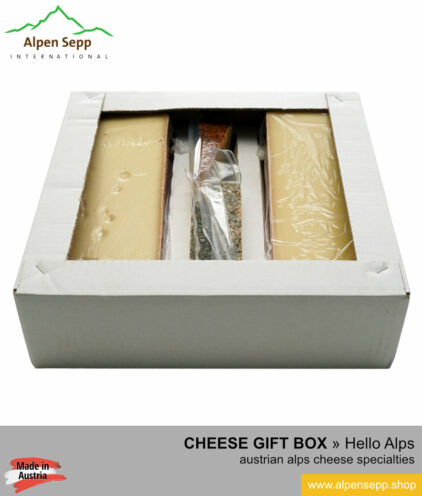 Gift cheese box Hello Alps