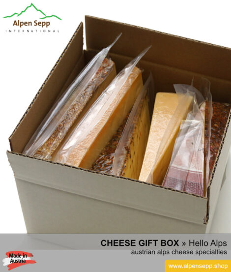 Gift cheese box Hello Alps