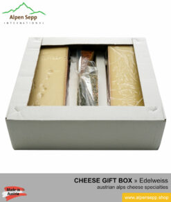 Gift cheese box edelweiss