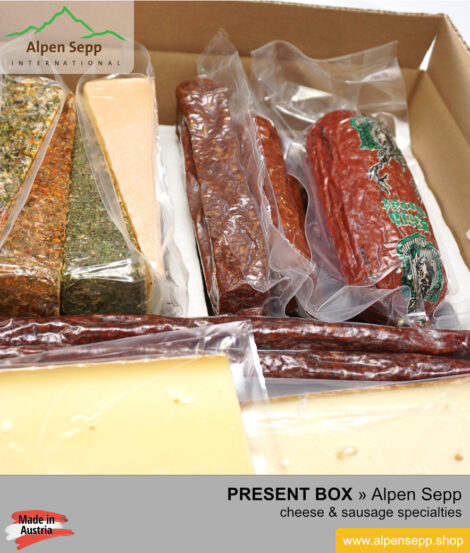 Alpen Sepp present box - chesse and sausage