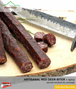 Red deer biter sausage - hard sausage specialty