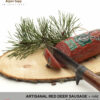 Red deer sausage - from alpine game