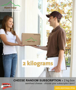 Semihard cheese random subscription box 2 kg