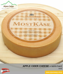 APPLE CIDER CHEESE - MILD TASTE - semi hard cheese