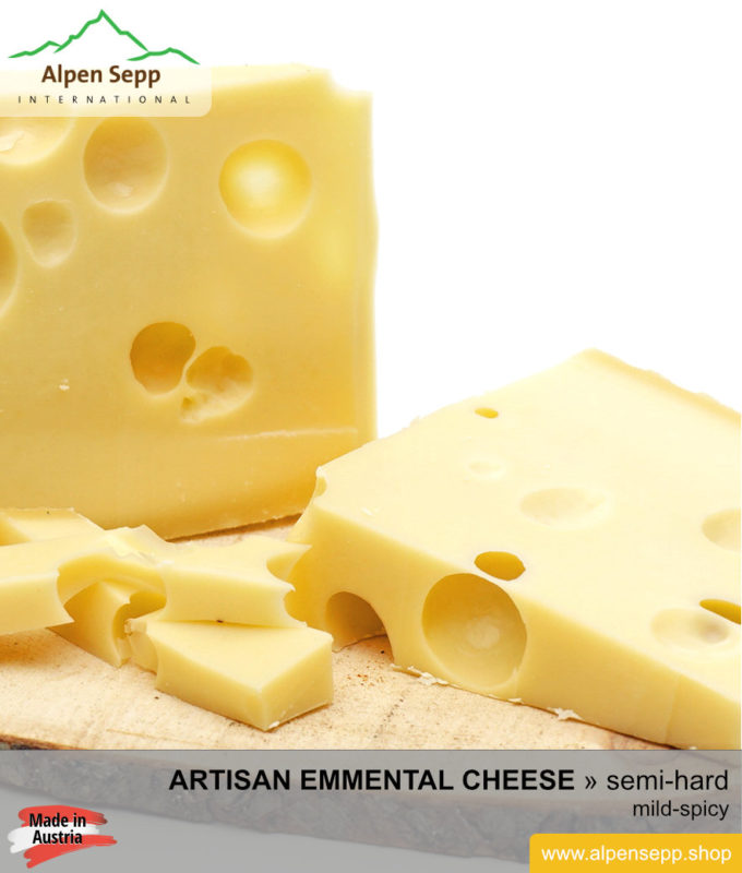 🥇 Emmental cheese mild super taste 100 hay milk