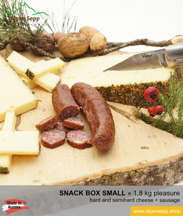 Snack box small - cheese and sausage variation