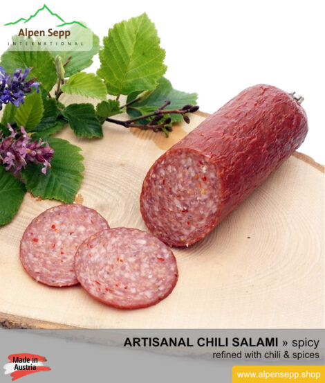 Premium chili salami specialty