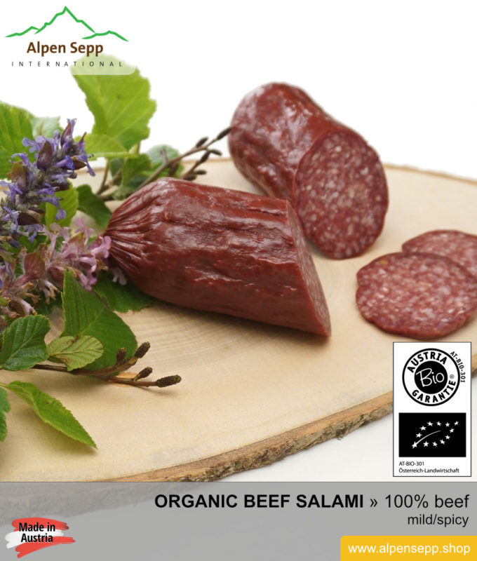 🥇 Salami roe deer salami sausage 100 Austrian alps