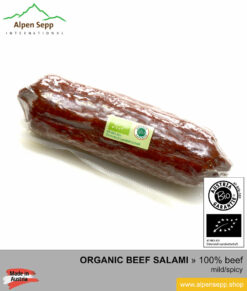 Organic beef salami - 100% beef meat