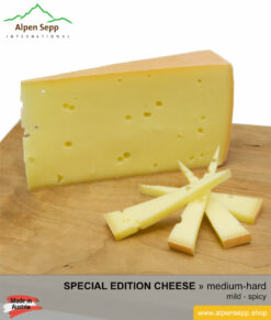 Special edition cheese - medium hard cheese mild-spicy