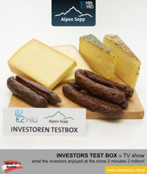 2M2M Investors box with sausage and cheese