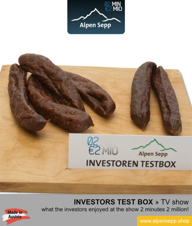 2M2M Investors box with sausage and cheese