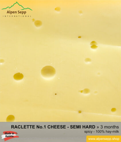 Raclette cheese No 1 - mild/spicy