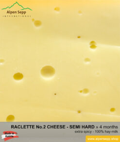 Raclette cheese No 2 - extra spicy
