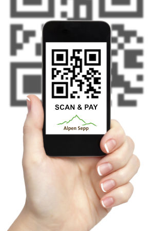 Easy payment with QR Code and Girocode or Scan & Pay