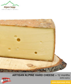 Credentials - our customers say 6 Artisan alpine cheese | hard cheese | extra spicy taste - 12 months matured | BergkƤse