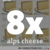 Big cheese promotion box - 8 different artisanal cheeses - all made from hey-milk