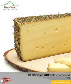 Alp blossom cheese | medium-hard + mild - Blumenkäse
