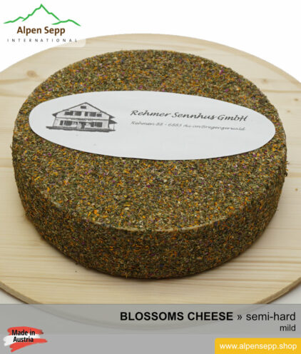 BLOSSOMS CHEESE WHEEL - MILD TASTE - semi hard cheese