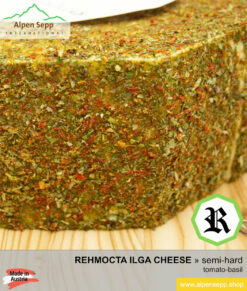 REHMOCTA CHEESE SPECIALTY » Ilga « - semi-hard with tomato and basil