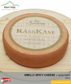 SMELLY SPICY CHEESE WHEEL - semi-hard cheese - dry matured
