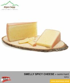 SMELLY SPICY CHEESE - semi-hard cheese - dry matured