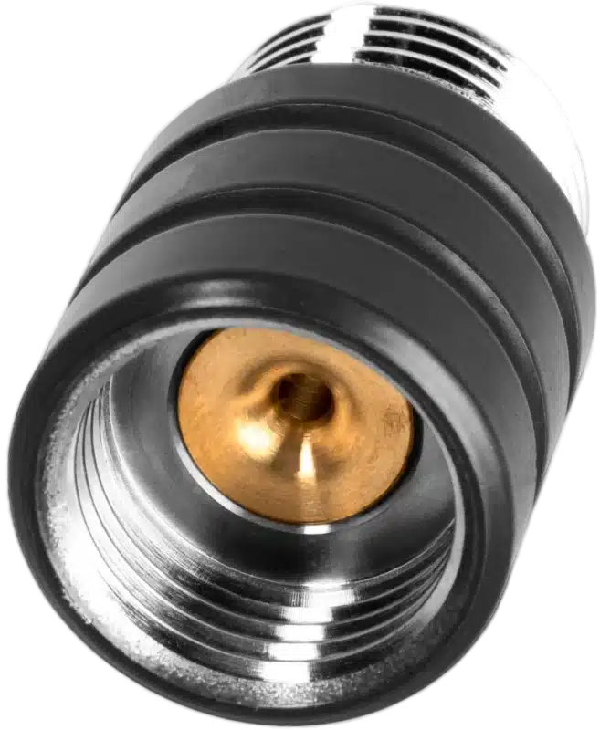 ecoturbino et10l black | water saving shower adapter