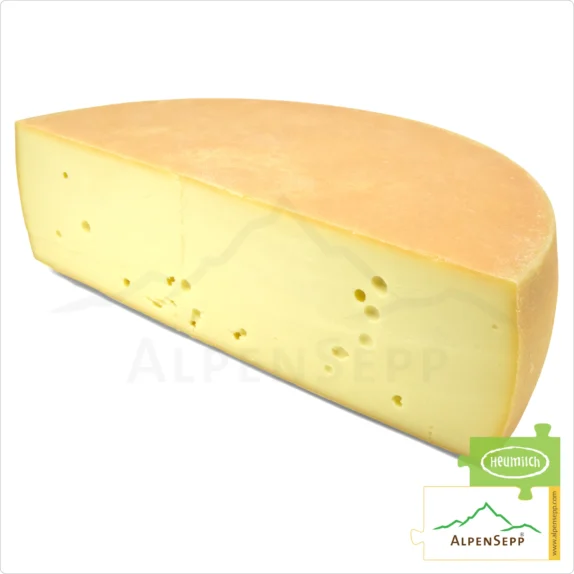 CREAM CHEESE, Whole Wheel | RAHMKÄSE | Austrian Lactose-free semi-hard cheese | 8,1 kg | Rahmkäse 8 CREAM CHEESE | 100% Creamy-Mild Taste Guarantee | Lactose-Free DELUXE Hay Milk Cheese Directly from the Cheese Cellar
