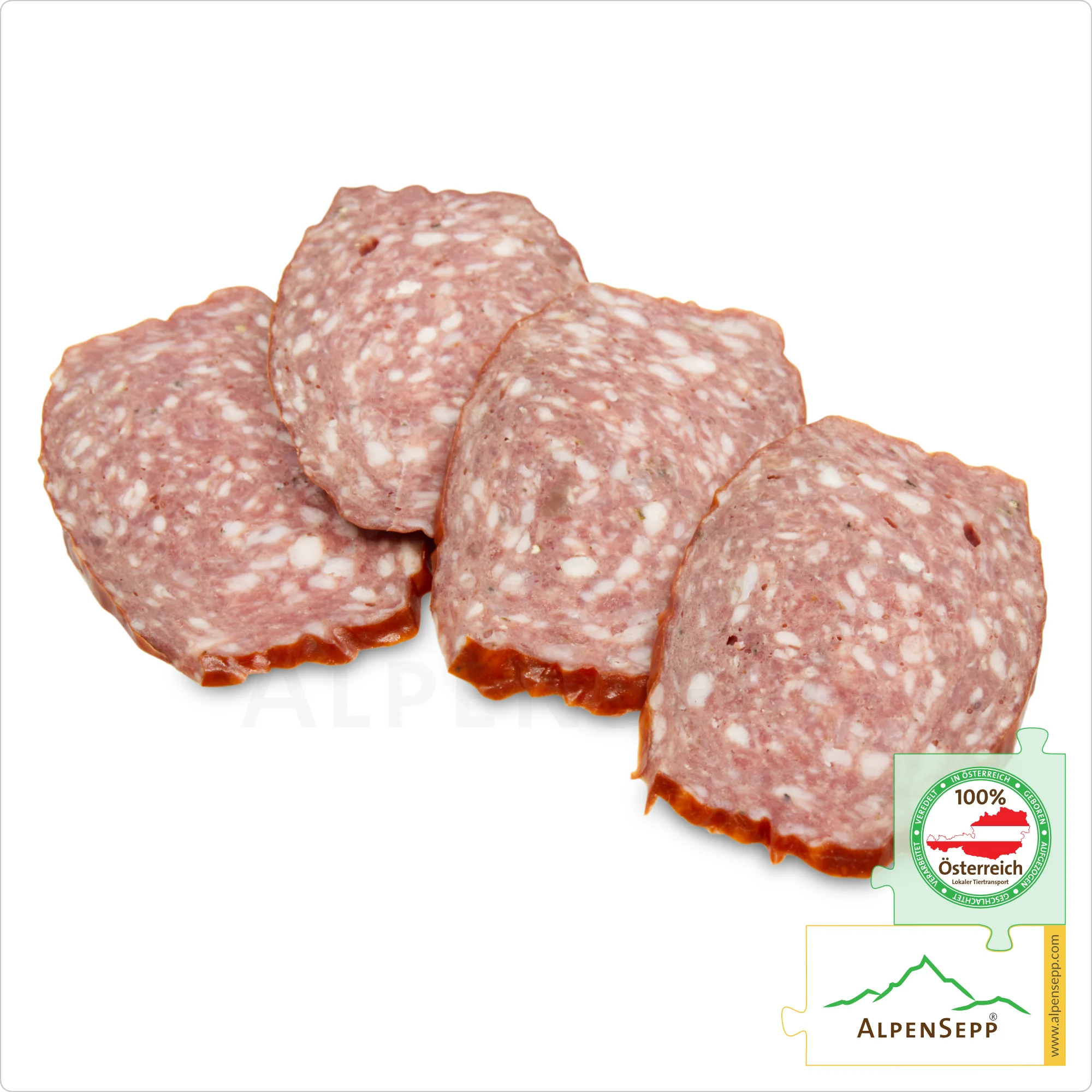 MOUNTAIN SALAMI | Made from beef and pork | mild Austrian PREMIUM sausage from the Alpine region | 1 stick Bergsalami