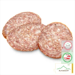 CHAMOIS SALAMI - Game sausage made from chamois | PREMIUM hard sausage from local alpine game chamois | 1 Stick Gamssalami