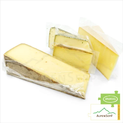 CHEESE GIFT BOX » HELLO ALPS « | GESCHENKBOX » ALPENGRUSS « | 2,5 kg of pure flavour with Heumilch® Alpine cheese for gifting 11 CHEESE GIFT BOX 'Alpengruss' | 2,5 kg