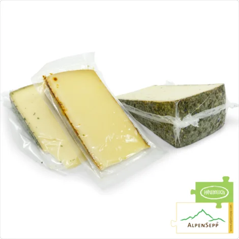 CHEESE GIFT BOX ‘Edelweiss’ | 2.5 kg pure flavour with Austrian haymilk Alpine cheese as a gift