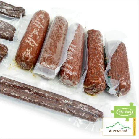 HUBERTUS GAME SAUSAGE BOX: The Best of Austrian Alpine Game in One Box! 9 varieties