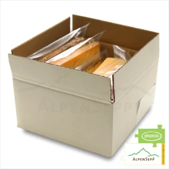 LARGE CHEESE TESTING BOX | Cheese variety with 8x 2 pieces of lactose-free hay milk cheese | 3,6 kg