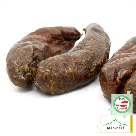 KAMINWURZEN - Traditional Hard Sausage | Smoked PREMIUM Raw Sausage | 2 pairs 7 KAMINWURZEN - Traditional Hard Sausage | Smoked PREMIUM Raw Sausage | 2 pairs