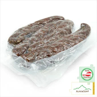 KAMINWURZEN - Traditional Hard Sausage | Smoked PREMIUM Raw Sausage | 2 pairs