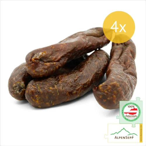 KAMINWURZEN Sausage – Smoked Hard Sausage | Traditional PREMIUM Raw Sausage | 4 Pairs 2 KAMINWURZEN Sausage – Smoked Hard Sausage | Traditional PREMIUM Raw Sausage | 4 Pairs