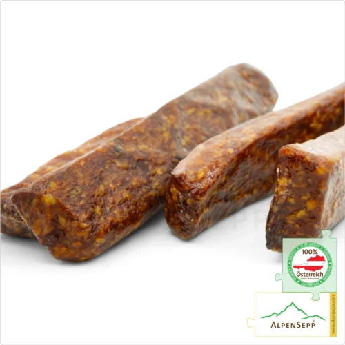 GENDARME rectangular sausage | LANDJÄGER | Austrian Smoked, spicy cured sausage - 2 pairs 6 GENDARME rectangular sausage | Austrian Smoked, spicy cured sausage – 2 pairs