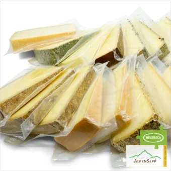MEGA Cheese Box | Up to 18 lactose-free hay milk cheese varieties straight from the cheese cellar | 4,1 kg for the ultimate tasting party